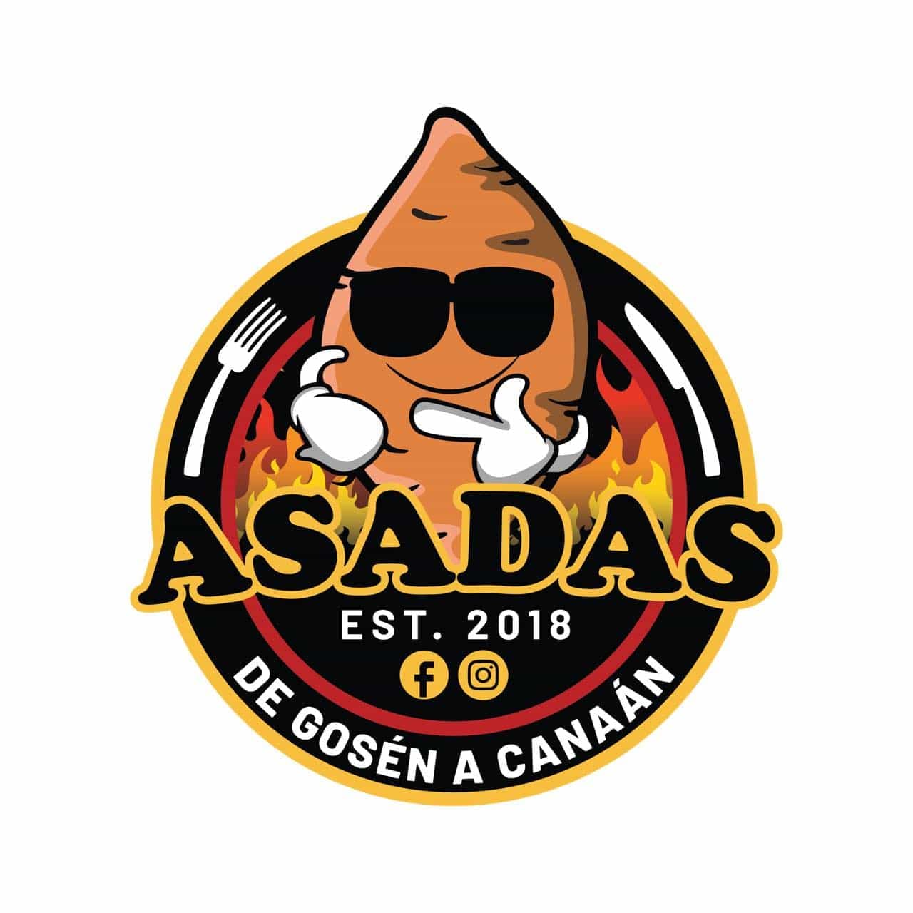 Logo de  Asadas de Gosén a Canaán-Pirámide