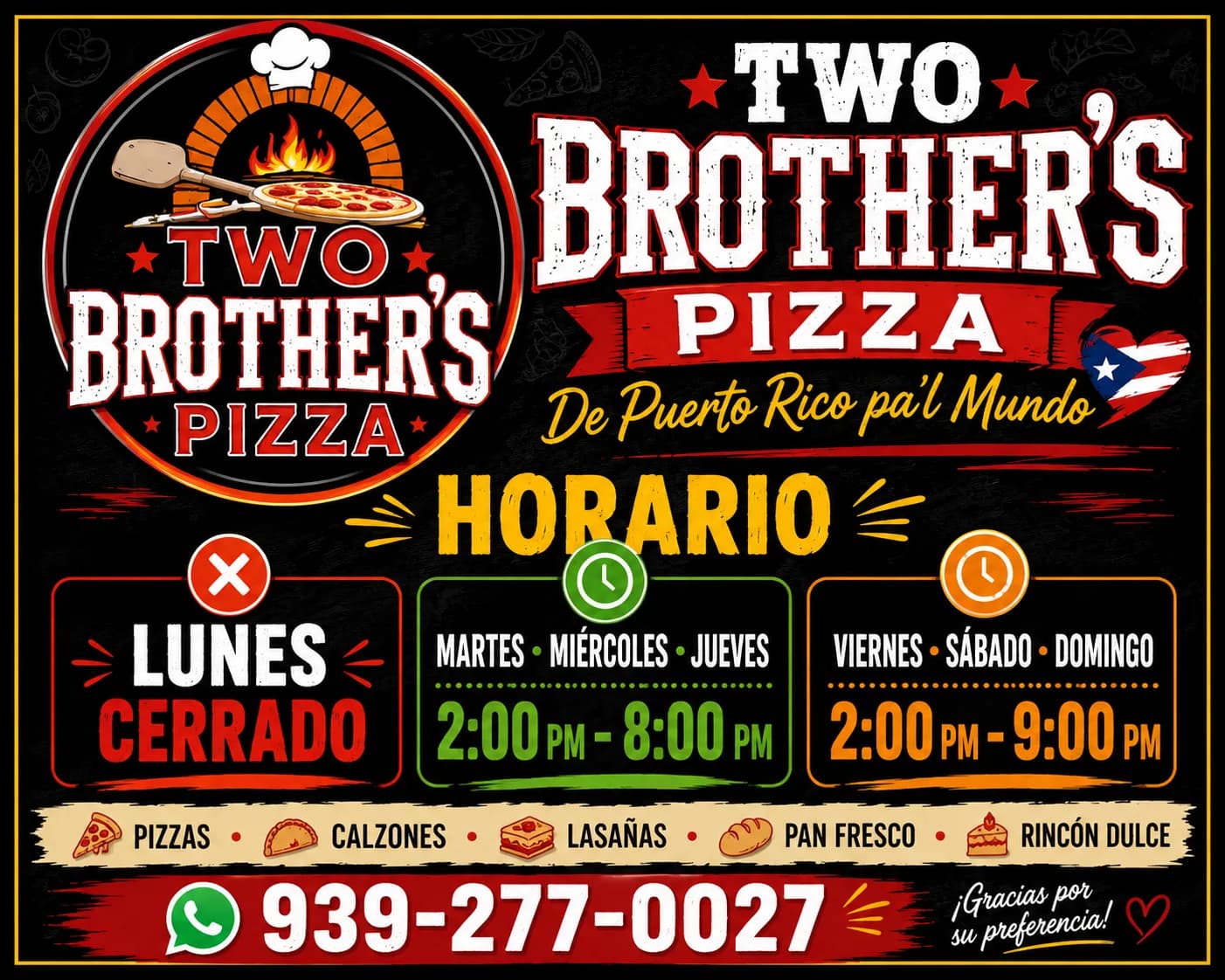 Logo de Two Brother's Pizza