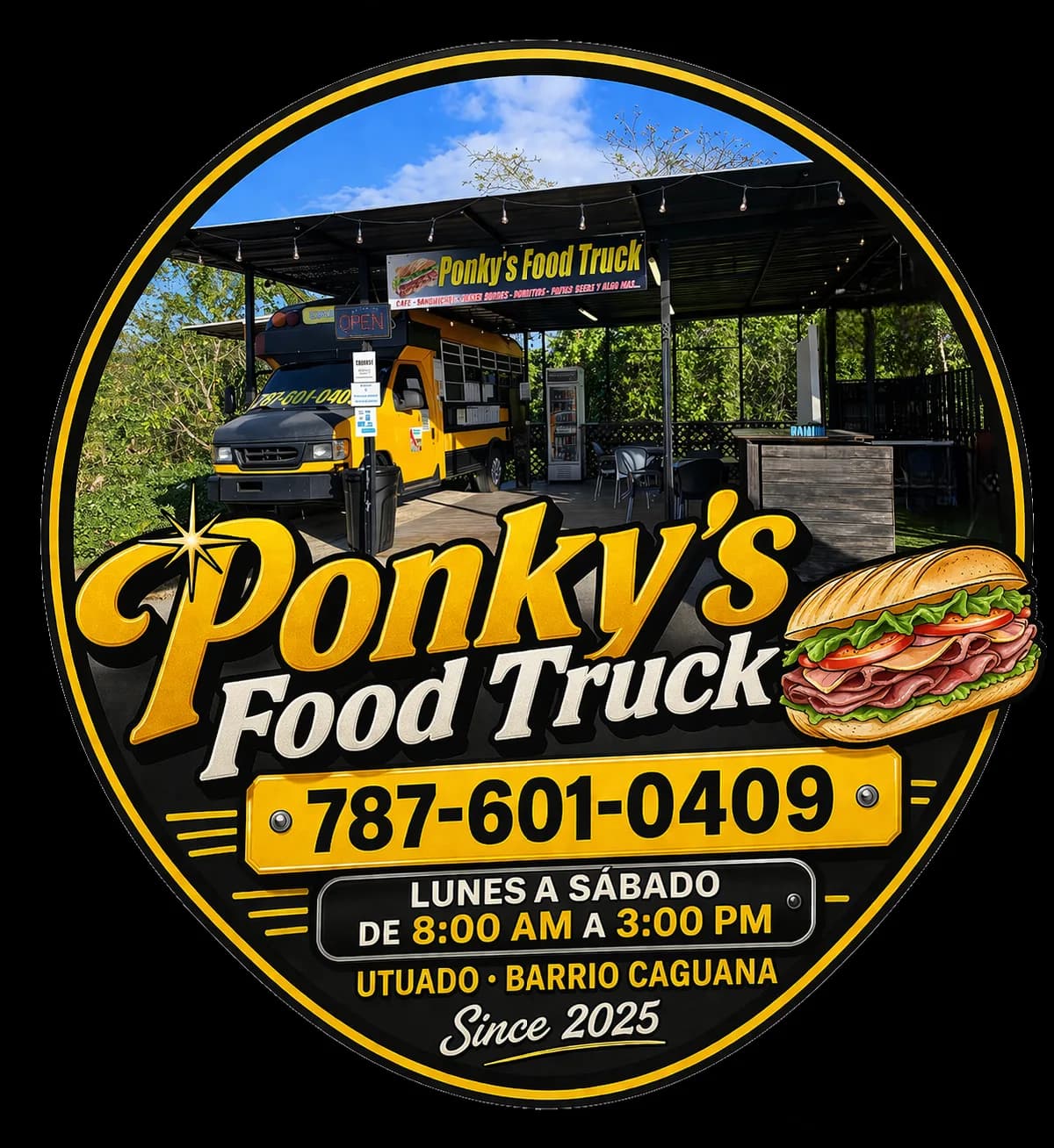 Logo de Ponky’s Food Truck